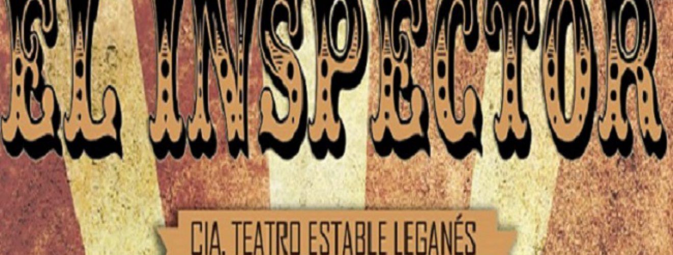 El Inspector. Logo. Teatro Estable de Leganés
