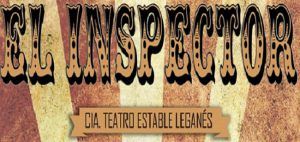 El Inspector. Logo. Teatro Estable de Leganés
